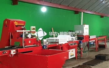 我公司的M-DSL800中速机械滚筒播种线在山东成功投入使用